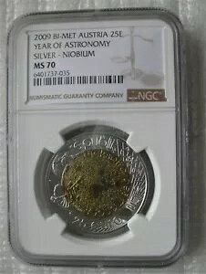 �I�[�X�g���A 25 ���[�� 2009 �V���o�[ �j�I�u �o�C���^�� �V���w�N NGC MS70