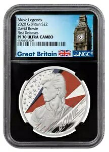 2020 UK ?2 fBbhE{EC 1IX Vo[ v[t J[CYh NGC PF70 UC FR MUSIC LEGENDS