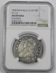 NGC Authentic 1828 �L���b�v�h �o�X�g/���^�[�h �G�b�W SM 8 SQ 2 Lg Lt 50c AU �f�B�e�[�� O-115