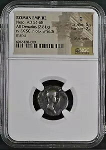 ���[�}�鍑 - �l�� - AD 54-68 - �f�i���E�X��� - NGC G - RIC:18/23
