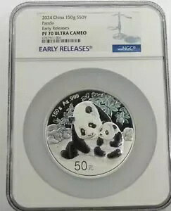 NGC PF70 ���� 2024 �p���_��� 50�� 150g EARLY TELEASES COA�t��
