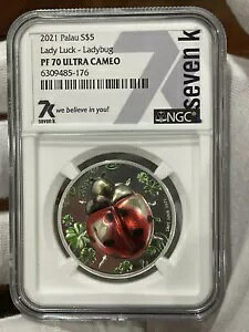 LADY LUCK NGC PF70 Eg JI 1IX Vo[ v[t ĂƂ RC 2021 pI $5 LOC4*