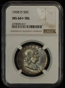 1958-D tN n[t - NGC MS-66+ FBL - F TQ1929/RBN