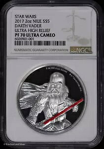 2017 $5 �j�E�G 2 �I���X .999 �V���o�[ �v���[�t �_�[�X �x�C�_�[ NGC PR 70 UC