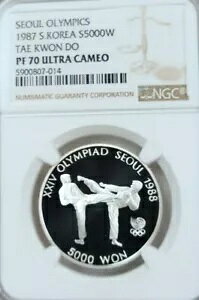 1987 ؍ Vo[ 5000 EH eRh[ NGC PF 70 Eg JI p[tFNg