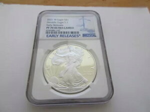 2021 W Eagle S$1 Heraldic Eagle T-1 ���������[�X PF 70 �E���g�� �J���I NGC