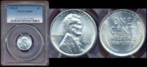 1943-D 1C PCGS MS65-IWiJ[ & \ʃJ[ & ACAs[ J[ CENT++