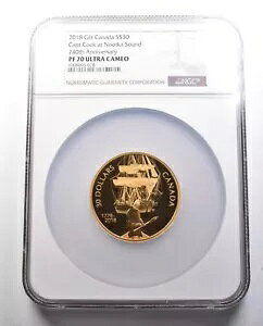 2018 �J�i�_ 30 �h�� �V���o�[ �M���g �k�[�g�J �T�E���h PF70 UCAM NGC *7301 �̃L���v�e�� �N�b�N