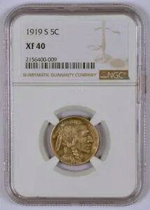 1919-S obt@[ jbP TtVXR NGC O[h XF40