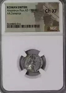 NGC Ch XF �A���g�j�k�X �s�E�X AR �f�i���E�X ���[�} AD 138-161 ���x�����^�X rev.�O���[�g�R�C��