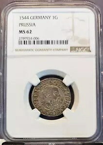 1544 �h�C�c �V���o�[ 1 �O���V�F�� �v���C�Z�� �f���[�N �A���o�[�g I NGC MS 62 ���A �~���g �X�e�[�g