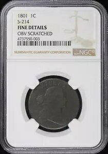 1801 1c �h���[�v �o�X�g ���[�W �Z���g NGC �ׂ����f�B�e�[�� | S-214