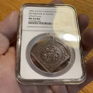 NGC MS64 1855 CvcBq hCcݕNby g[N `F[VFƃR[_[