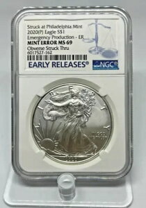 A 2020 (P) AJ Vo[ C[O ً}Y ǃG[ MS69/NGC ??