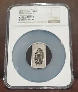 2011 NGC MS 70 �A�����j�A 1�I���X �V���o�[ $1000D �u���G�b�`�~�A�W���̕�Ȃ�吹���v