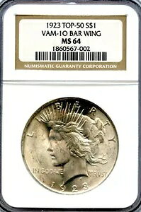 C6496- 1923 VAM-1'O o[ EBO gbv 50 [K h NGC MS64