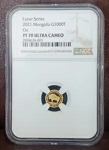 2021 NGC PR 70 �E���g�� �J���I �����S�� .5 �S�[���h 1000T OX ���i �V���[�Y