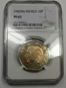 1982 Mo NGC PF65 �v���[�t - ���L�V�R - �g�[�� 10 �y�\ �R�C�� #45645A
