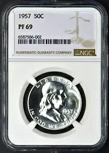 1957 50C �t�����N���� NGC PF 69 ?COINGIANTS?