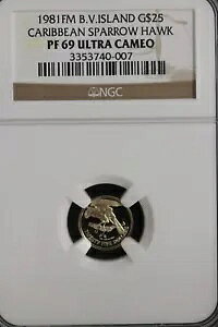1981fm Virgin Island $25 }[V z[N O[h NGC PF 69 Eg JI!!