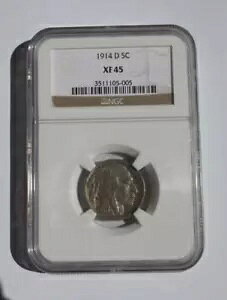 1914-D obt@[ jbP XF45 NGC F