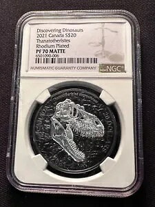 Discovering Dinosaurs 2021 �J�i�_ S$20 �^�i�g�e���e�X ���W�E�� NGC PF 70 MATTE