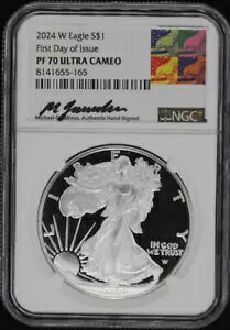 2024-W �v���[�t $1 �A�����J�� �V���o�[ �C�[�O�� NGC PF70 FoD �}�C�P�� �O�A�f�B�I�\ (114PID)