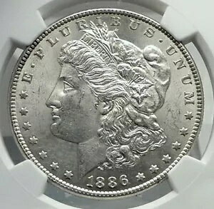 1886 �A�����J���O�� �V���o�[ ���[�K�� �ăh�� �R�C�� EAGLE NGC i79830
