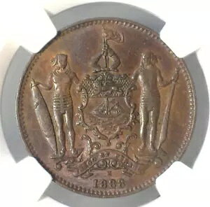 �p���̃m�[�X�{���l�I 1888H NGC MS 62 BN (KM#2)