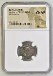 ���[�}�鍑 �t�@�E�X�e�B�i �W���j�A AD 147-175/6 AR �f�i���E�X NGC Ch VF