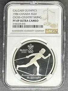 1986 �N�I�����s�b�N �N���X�J���g���[ �X�L�[ $20 NGC PF-69 UCAM�A3 �_�w������� $5 �I�t!!