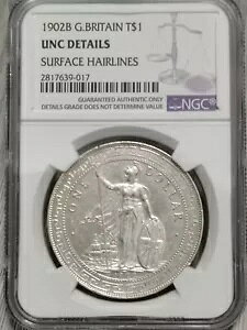 1902 B CMX COhfՃh T $1 NGC UNC ڍ \ʃwAC