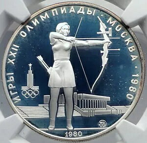 1980�N���X�N�� ���V�A�I�����s�b�N �A�[�`�F���[ �{�� �v���[�t �V���o�[ 5R �R�C�� NGC i82064