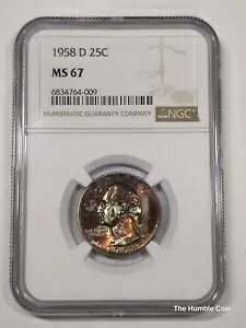 1958-D Vg NH[^[ Eg PQ+ J[ (NGC MS67) 11AMG
