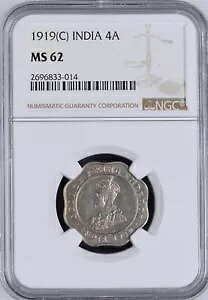 1919C KG V �p���̃C���h 4A NGC �O���[�h MS 62
