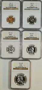 1954 5 �R�C�� �v���[�t �Z�b�g PF66 NGC 4273552-002
