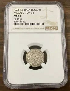 (973-983) �C�^���A �~���m - �I�b�g�[�l II - 1 �f�i�[�� - NGC MS63 - �V���o�[