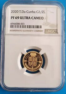 22ct �S�[���h 2020 T.D.C NGC PF 69 �E���g�� �J���I �n�[�t ���[���� 4 �O����!���A�R�C��