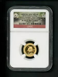  ؐla 2014 S[h 1/10 IX NGC PF 70 UC p_ TIAN TIAN