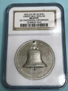 HK-26 - 1876 �N�̎��R�̏� - �č��S���N������ / NGC MS-63 PL