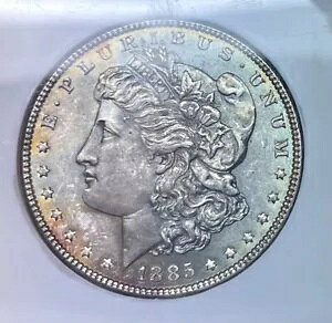 �����X�^�[�g�[�� 1885 NGC MS65 ���[�K�� �V���o�[ �_���[ �u���[ �O���[�� ���C���{�[ LOOKS 66
