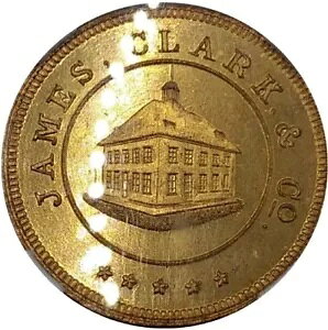 (1853) NGC �j���[���[�N NY 31b James Clark & Co �ߗ��i���l�g�[�N��