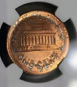 2000 DOUBLE STRUCK + Broadstrike MINT ERROR NGC MS-65red Gema