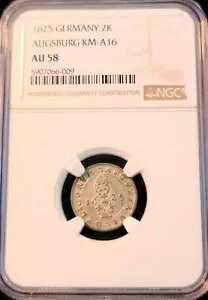1625 �h�C�c �V���o�[ 2 �N���C�c�@�[ �A�X�u���O KM-A16 NGC AU 58 ���Ɋ󏭂ȃn�C�O���[�h