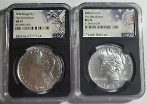 2024 �����K���s�[�X �V���o�[ �_���[ ������ NGC MS70 �u���b�N �������s !