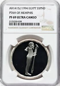 �G�W�v�g�A�����t�B�X 5 �|���h PTAH 1994 - NGC PF 69 UC - �g�b�v �|�b�v�A��