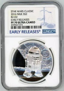 2016 jEG X^[ EH[Y NVbN R2-D2 NGC PF 70 UC ERACOA у{bNXt