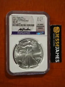 2021 Vo[ C[O NGC MS70 GAUDIOSO Yɏ FDP ^Cv 2