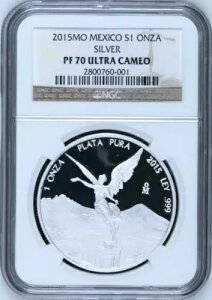 :2015 Mo S1-ONCE メキシコ リベルタード 翼の勝利 NGC PF 70 UC レア R4 ハイグレード