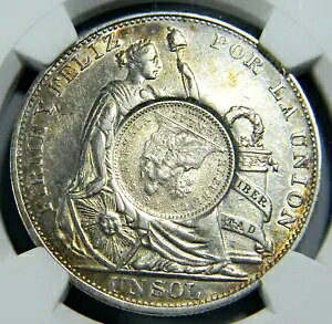 1894 OAe} 1/2R C/S UNC W ON 1893 TF y[ \ y\ NGC AU53 (05-5)